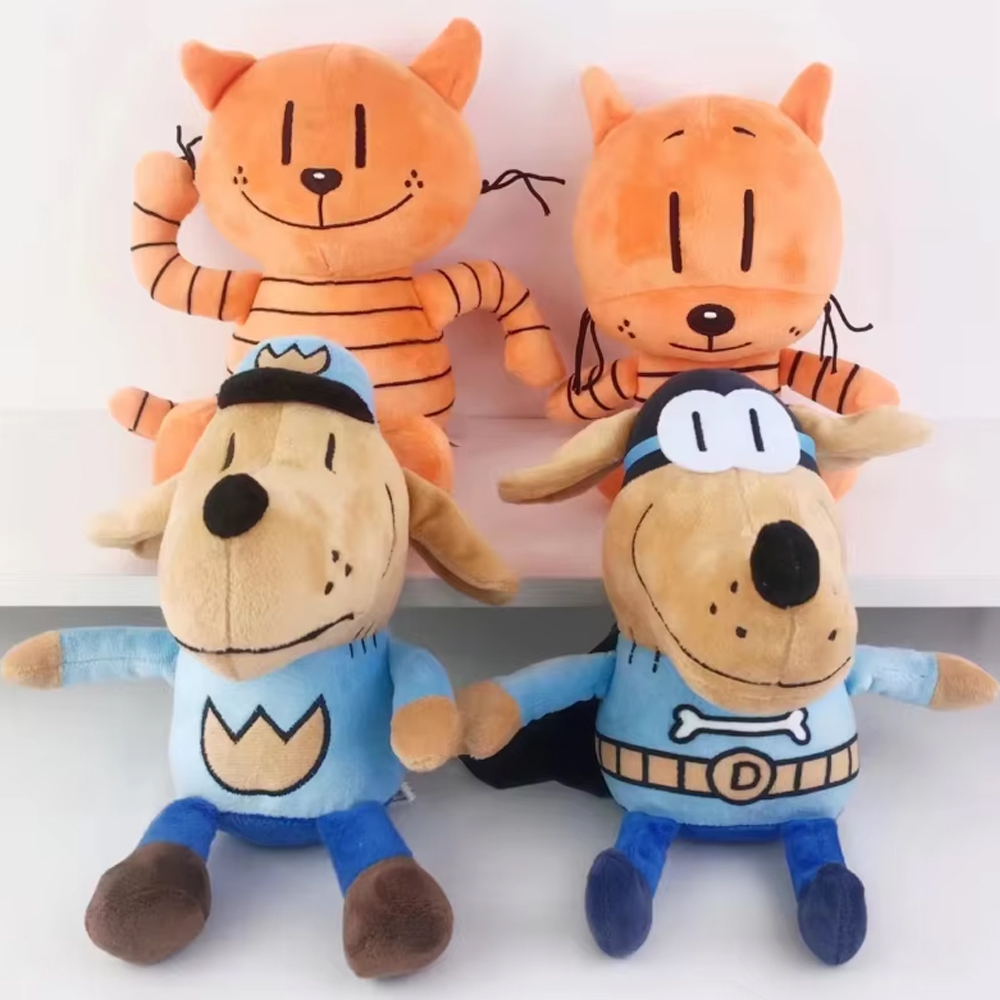 Dog Toys - 4スタイル 25cm ドッグマンぬいぐるみ 犬人形 ソフトぬいぐるみ漫画 ペティ・ザ・キャット