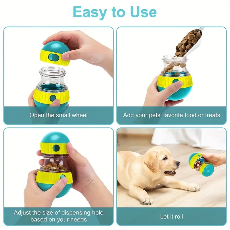 インタラクティブな犬用おやつディスペンサーおもちゃ、あらゆる - Dog Puzzle Feeder Toy のレビューと価格