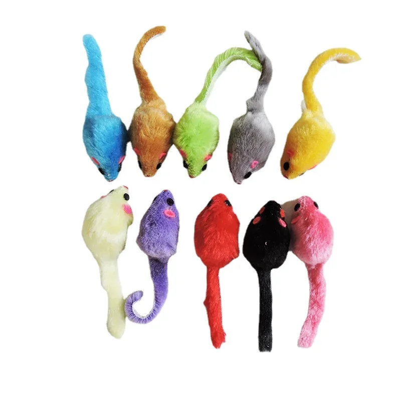 8個入り ふわふわぬいぐるみ猫用おもちゃ ソフトで丈夫なイン - Catnip Interactive Plush Mouse のレビューと価格
