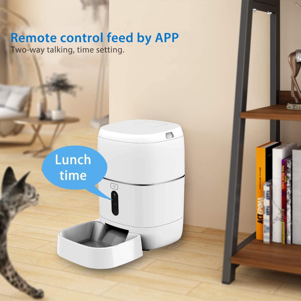 RSH 1080Pカメラ搭載TuyaスマートWiFi自動ペッ - Pet Feeders のレビューと価格