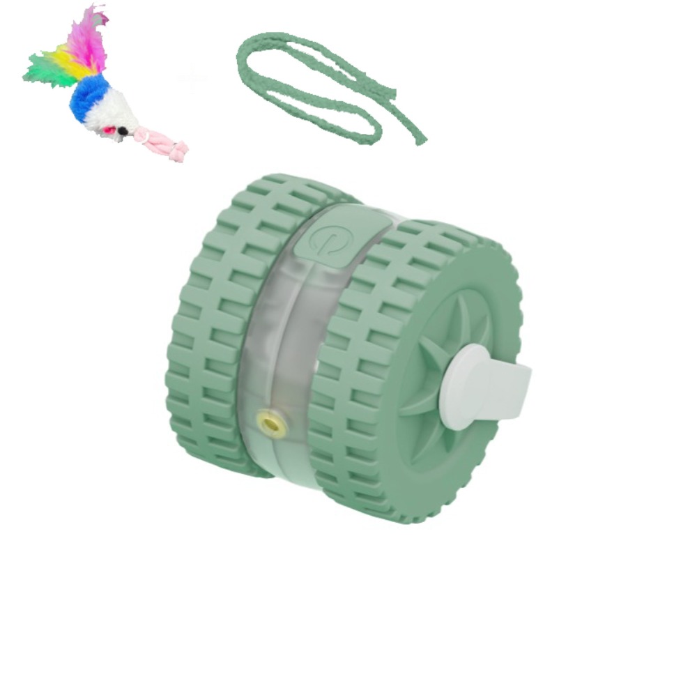 マウスの尻尾を模した赤外線レーザー猫じゃらし。静音設計で、U - Automatic Moving Dog Ball のレビューと価格