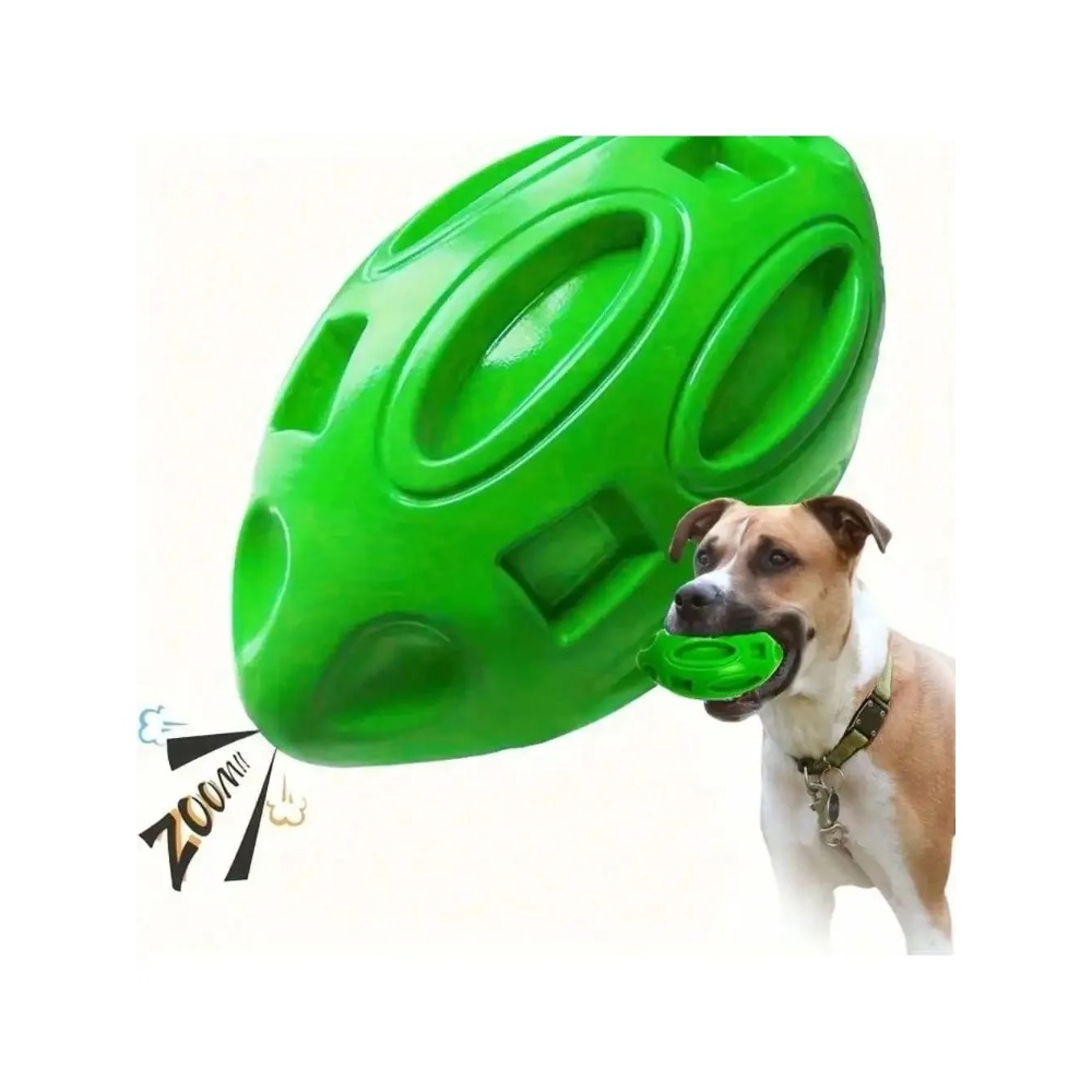 1個入り 破壊不可能な鳴り笛付きラグビーボール犬用噛み玩具  - Indestructible Dog Chew Toy のレビューと価格