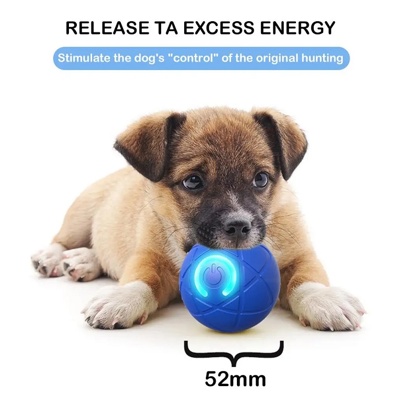 犬用おもちゃボール、インタラクティブ回転ボール、自動移動犬用 - Automatic Moving Dog Ball のレビューと価格