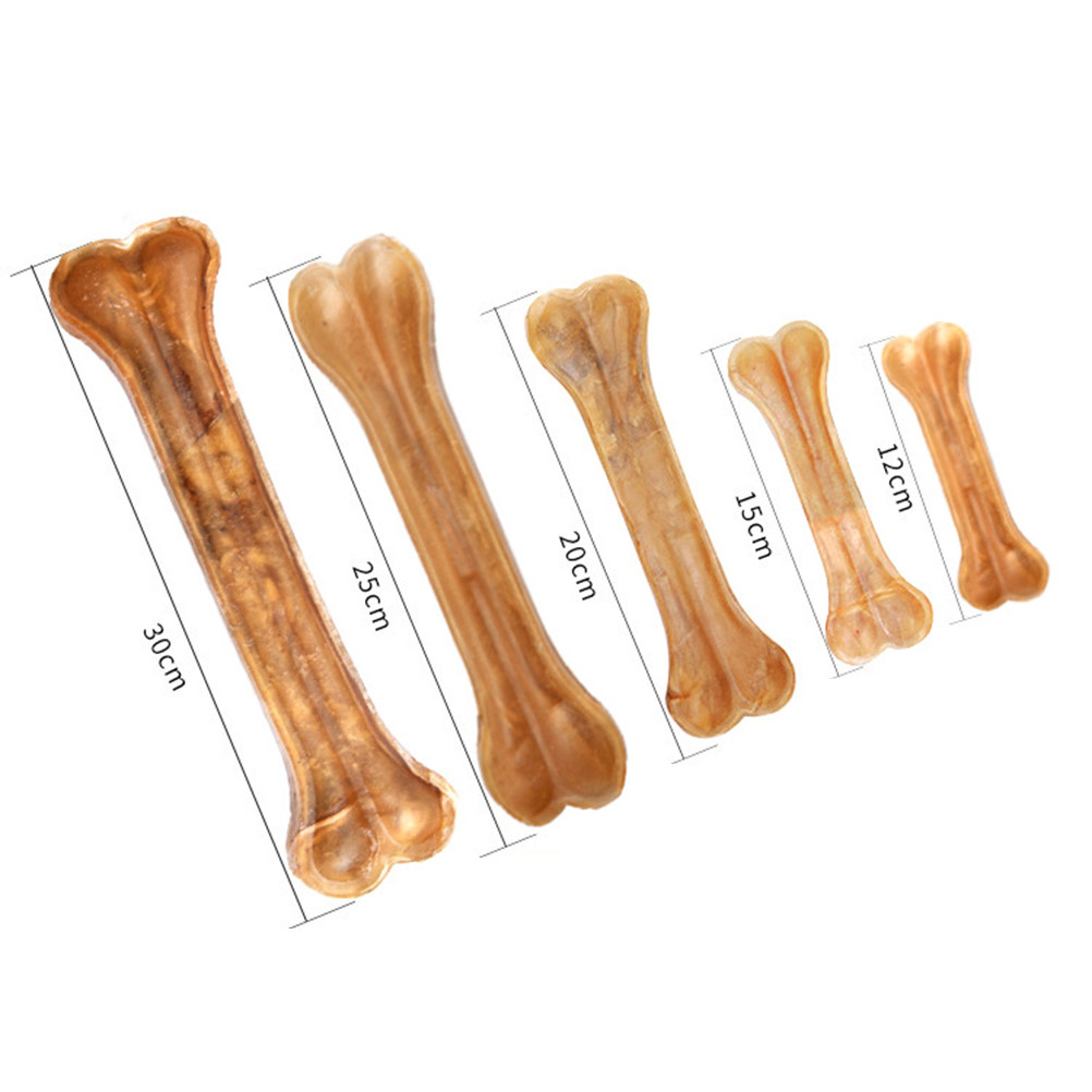 5インチのペット用噛みつきおもちゃ。骨の形をしており、小さめ - Teeth Cleaning Dog Chew Bone のレビューと価格