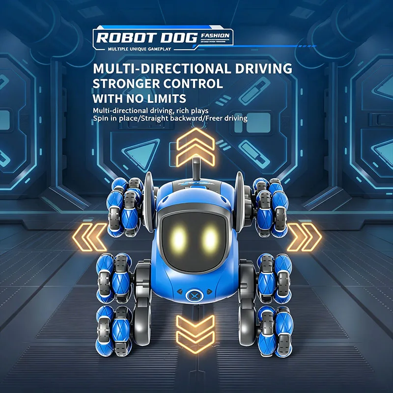 JJRC Q200 2026 RCロボットスタントドッグトイ - Interactive Squeaky Plush Dog Toy のレビューと価格