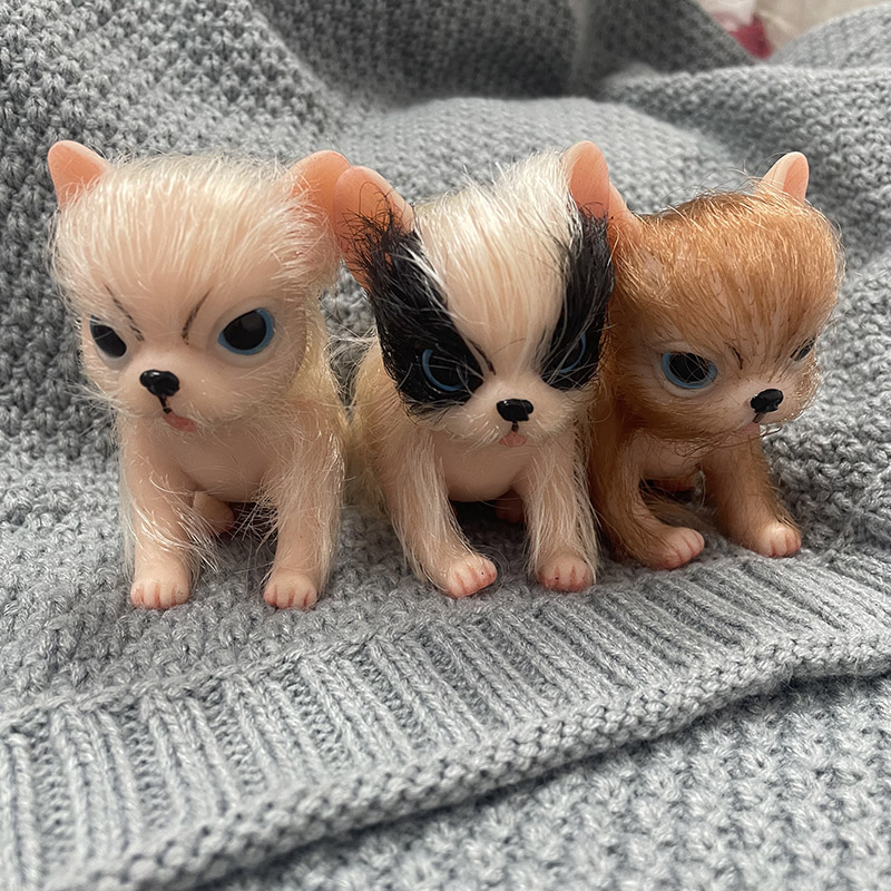 5インチのフルボディシリコン製のかわいいミニチュア動物チワワ - Interactive Squeaky Plush Dog Toy のレビューと価格