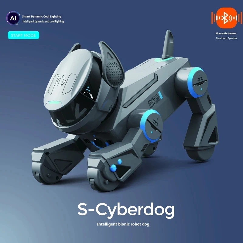AIスマートロボット犬 ジェスチャータッチリモコン ブルート - Dog Toys のレビューと価格