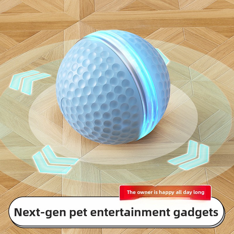 壊れないハニカムラバー電動犬用ボール、自動ジャンプ回転式イン - Automatic Moving Dog Ball のレビューと価格
