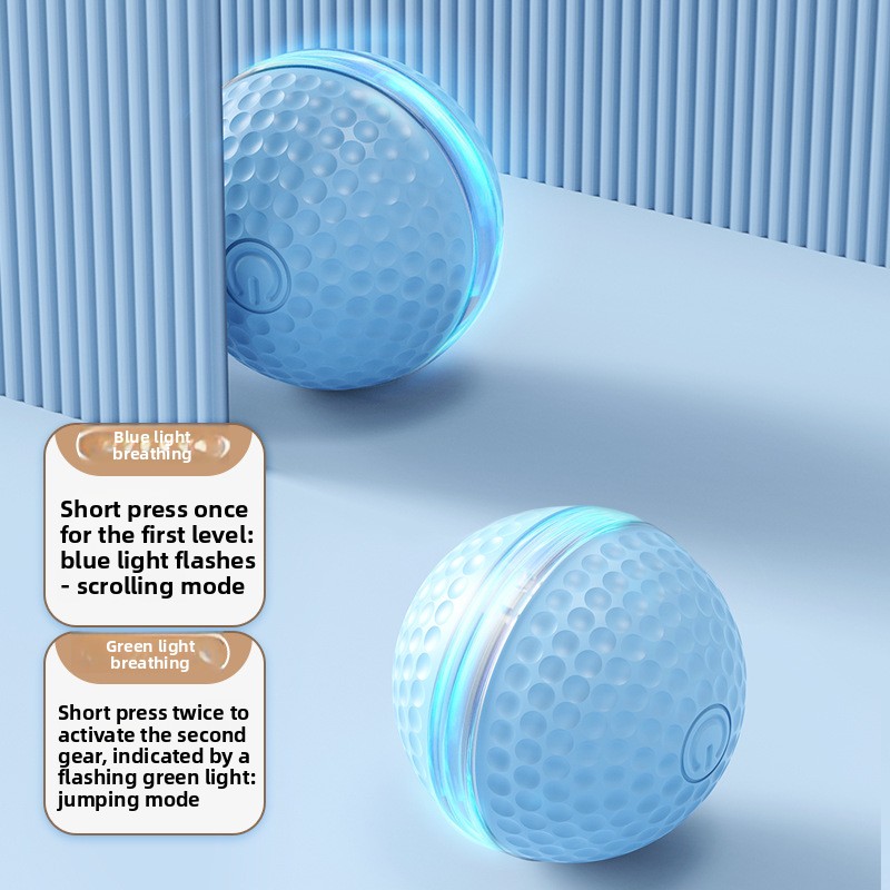 壊れないハニカムラバー電動犬用ボール、自動ジャンプ回転式イン - Automatic Moving Dog Ball のレビューと価格